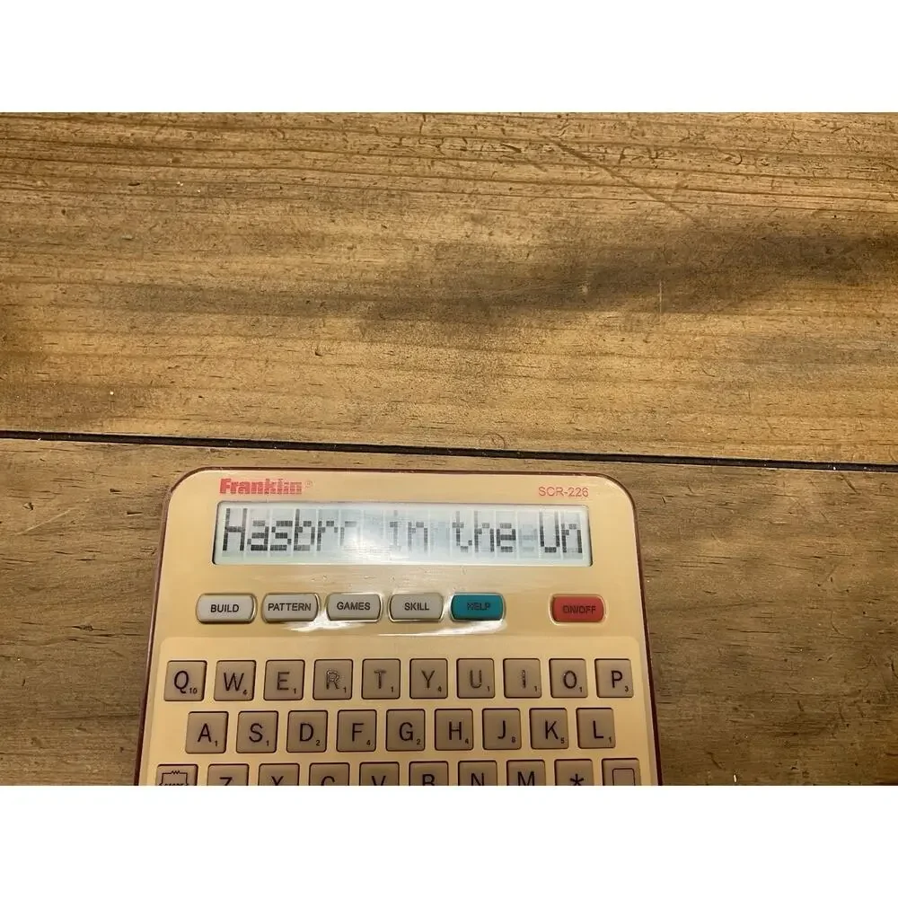Franklin SCR-226 The Official Scrabble Players Dictionary Electronic Tested